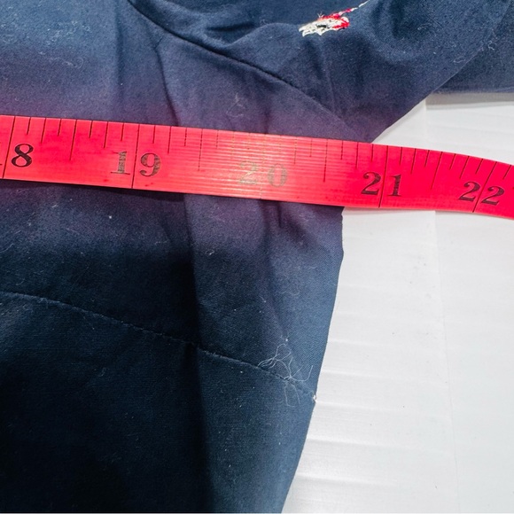 New J. Crew Navy Scottish Terrier Slim Fit Embroidered Shirt Size 12 - Picture 10 of 11